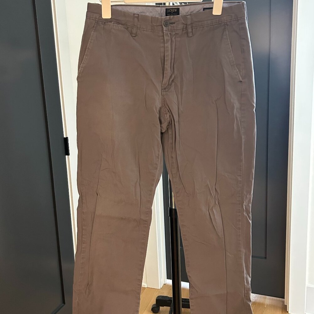 J Crew Mens Grey Chino pants